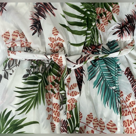 TROPICAL MAXI DRESS SHEIN SPAGHETTI STRAP - Picture 5 of 10